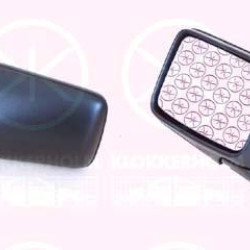 Exterior Mirror, for electric mirror adjustment, Plan, Heatable, Left, 1H1857507A01C (VW)