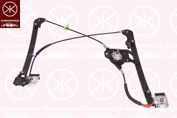 Window Regulator, OE-type, Manual, Left Front, 1H0 837 401 (VW), 1H0 837 401 B (VW)