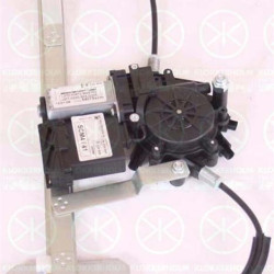 Window Regulator, Number of pins: 15, Right Rear, Electric, with comfort function, with electric motor, 1H4 839 462A (VW), 1H4 959 812 (VW)