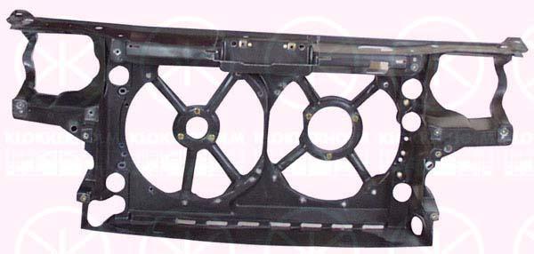 Radiator Support, GTI, for vehicles with air conditioning, Plastic, Slam Panel, 1H0 805 594L (VW), 1H0 805 594D (VW)