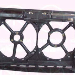 Radiator Support, GTI, for vehicles with air conditioning, Plastic, Slam Panel, 1H0 805 594L (VW), 1H0 805 594D (VW)