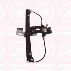 Window Regulator, OE-type, Manual, Right Rear, 1H4 839 402E (VW), 1H4839402E (VW), 1HM839402A (VW)