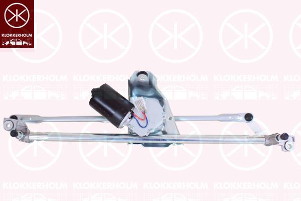 Window Cleaning System, Front, Set, with electric motor, Number of pins: 5, for left-hand drive vehicles, 1C0 955 119 (VW), 1H1 955 603 (VW), 1C0955119 (VW), 1H1955603 (VW), 535955119A (VW)