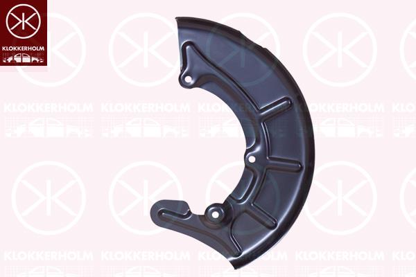 Splash Guard, brake disc, Front Axle Left, ATE/Girling, for brake disc diameter [mm]: 280, 3A0 615 311 (VW)