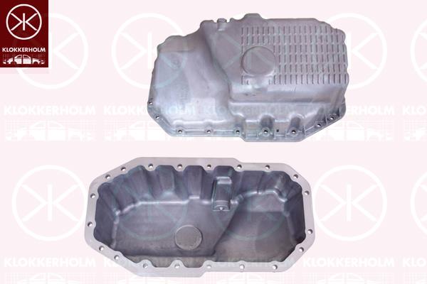 Oil Sump, Aluminium, 032 103 601N (VW), 032 103 603K (VW), 032103601N (SKODA), 032103601N (SEAT)