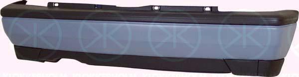 Bumper, w/primer, Rear, black, 1H6 807 417 B41 (VW), 1H6807417AGRU (VW), 1H6807417GGRU (VW)