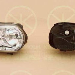 Headlight, TYC, H7/H1, for vehicles with headlight levelling, Left, Illuminance [lx]: 12.5, 1J1 941 017B (VW), 1J1 941 017F (VW)