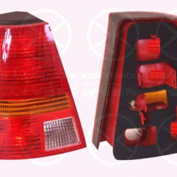 Tail Light Assembly, without bulb holder, Left, Indicator Colour: yellow, 1J9 945 095P (VW)