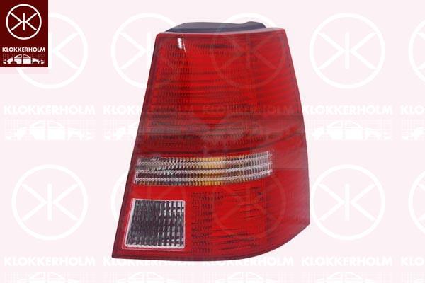 Tail Light Assembly, Right, Indicator Colour: white, without bulb holder, 1J9 945 096AB (VW), 1J9945096AB (VW)