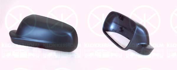 Housing, exterior mirror, black, Left, Width [mm]: 170, 3B0 857 537B (VW), 3B0 857 537B GRU (VW)