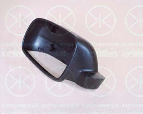 Housing, exterior mirror, black, Right, Width [mm]: 130, 3B1 857 538C 01C (VW)