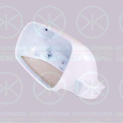 Housing, exterior mirror, w/primer, Right, Width [mm]: 130, 3B1 857 538B GRU (VW)