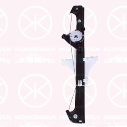 Window Regulator, OE-type, without electric motor, Left Rear, Electric, 1J4 839 461F (VW), 1J4839461B (VW), 1J4839729A (VW), 1J4839729C (VW), 1J5 839 461A (VW)