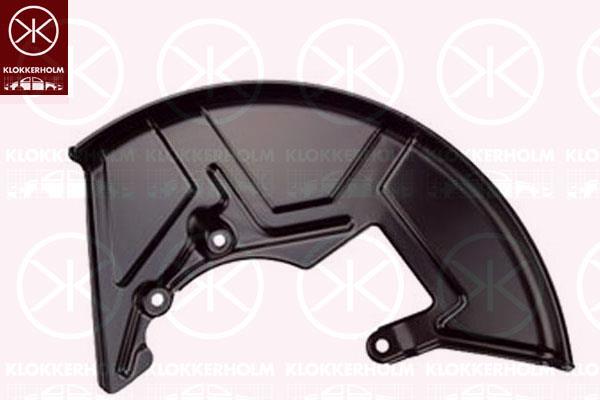 Splash Guard, brake disc, Front Axle Right, for brake disc diameter [mm]: 334, 1J0615312E (VW), 8N0615312C (VW), 8N0615312C (SKODA), 8N0615312C (SEAT)