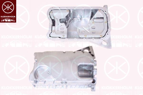 Oil Sump, Aluminium, 066 103 601FA (VW), 066103601FA (VW), 066103601FA (SKODA), 066103601FA (SEAT)