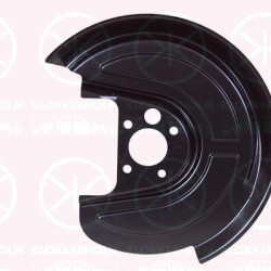 Splash Guard, brake disc, Rear Axle Left, for brake disc diameter [mm]: 256, 1J0 615 609 (SKODA), 1J0 615 609 (AUDI), 1J0615609 (VW), 1J0615609 (SEAT)