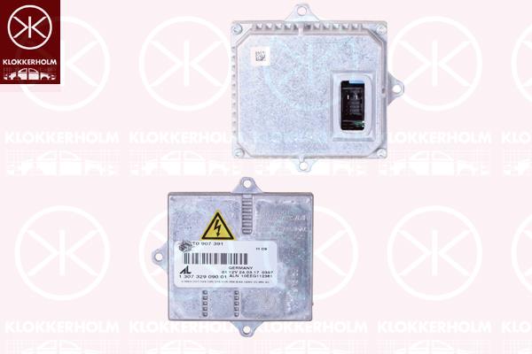 Ballast, gas discharge lamp, AL, 1T0 907 391 (VW), 1T0 907 391 (AUDI), 1T0907391 (SKODA), 1T0907391 (SEAT)