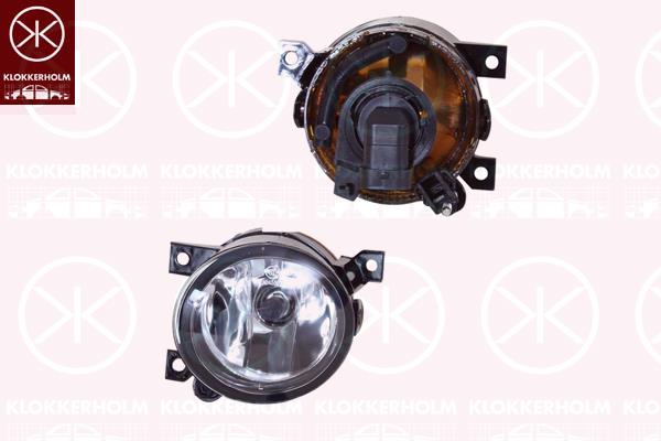 Front Fog Light, Left Front, HB4, with bulb holder, 1S0941699 (VW), 1T0 941 699D (VW), 1T0 941 699H (VW)