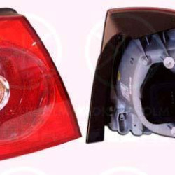 Tail Light Assembly, Left, Outer section, with bulb holder, 1K6 945 095J (VW), 1K6 945 095N (VW), 1K6 945 095AA (VW), 1K6945095P (VW)