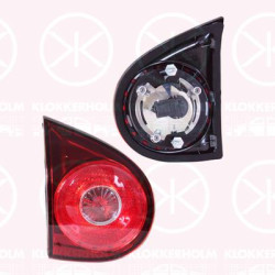 Tail Light Assembly, Left, Smoke Grey, Inner Section, with bulb holder, 1K6 945 093K (VW), 1K6945093K (VW)