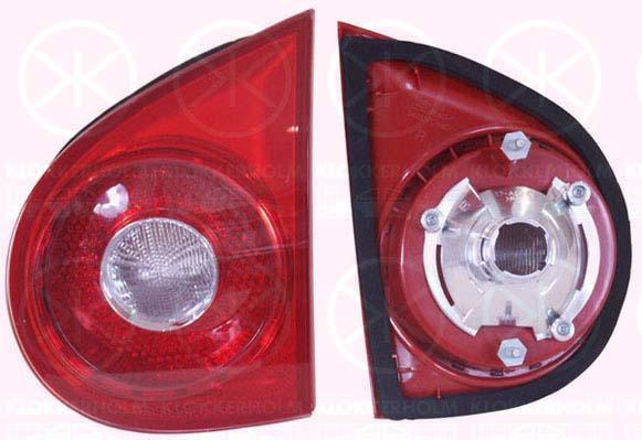 Tail Light Assembly, Right, Inner Section, with reverse light, with bulb holder, 1K6 945 094E (VW), 1K6 945 094G (VW), 1K6 945 094J (VW)