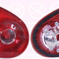 Tail Light Assembly, Left, Inner Section, with front fog light, with bulb holder, 1K6 945 093E (VW), 1K6 945 093G (VW), 1K6 945 093J (VW)