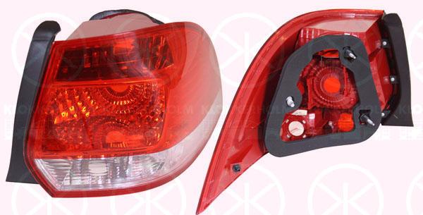 Tail Light Assembly, without bulb holder, Right, 1K9 945 096 (VW), 1K9945096C (VW)