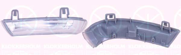 Direction Indicator, Left, Exterior Mirror, lateral installation, LED, white, 1K0 949 101 (VW)