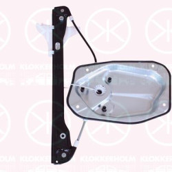 Window Regulator, 4-dr, OE-type, without electric motor, Electric, Right Rear, 1K4 839 462A (VW), 1K4 839 462B (VW)