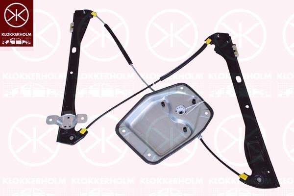 Window Regulator, OE-type, without electric motor, Electric, Right Front, 1K4 837 462A (VW), 1K4 837 462B (VW)