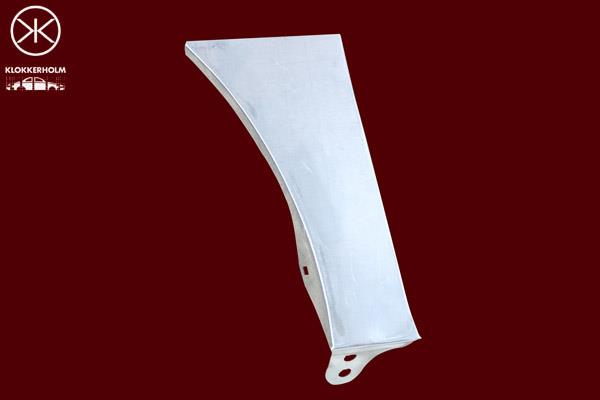 Wing, Left Front, Repair Panel, Rear Section, Lower Section, Zinc-coated, 