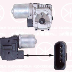 Wiper Motor, Front, Bosch-Type, for left-hand drive vehicles, Voltage [V]: 12, 1K1955119A (VW), 1K1955119A (SKODA), 1K1955119C (VW), 1K1955119C (SKODA), 1K1955119E (VW), 1Q1955119A (VW), 1Q1955119B (VW), 1Q1955119C (VW), 1Q1955119C (SKODA), 1Z1955119D (SKODA)