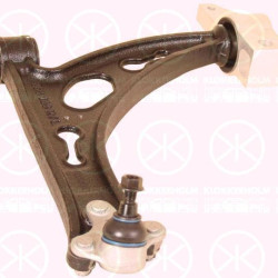 Control/Trailing Arm, wheel suspension, Cast Steel, Front Axle Left, with bush, with ball joint, Control Arm, 1K0 407 151 AC (VW), 1K0 407 151 AC (AUDI), 1K0 407 151BC (VW), 1K0 407 151M (VW), 1K0 407 151M (AUDI)