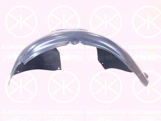 Liner, wheelhouse, Plastic, Left Front, Rear Section, 1K0 805 974A (VW), 1K0 805 977B (VW)