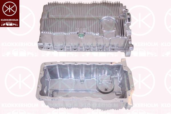 Oil Sump, Aluminium, without bore for oil level sensor, 06A 103 601AQ (VW), 06A 103 601AQ (AUDI), 06A103601AJ (VW), 06A103601AJ (SKODA), 06A103601AJ (SEAT), 06A103601AJ (AUDI), 06A103601AQ (SKODA), 06A103601AQ (SEAT), 06A103601AR (SKODA), 06A103601AR (VW), 06A103601AR (SEAT), 06A103603R (VW), 06A103601AR (AUDI), 06A103603R (SKODA), 06A103603R (SEAT), 06A103603R (AUDI)