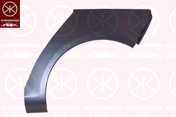 Quarter Panel, 2/3-drs, Wheel Arch Border, Repair Panel, Right Rear, 