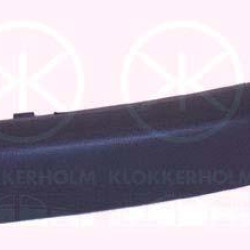 Trim/Protection Strip, bumper, black, Left Front, without hole(s) for washer nozzle, 1K0 807 655 9B9 (VW)