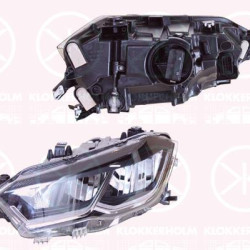 Headlight, Right, LED, with motor for headlamp levelling, Valeo, 2G1941006C (VW), 2G1941006D (VW)