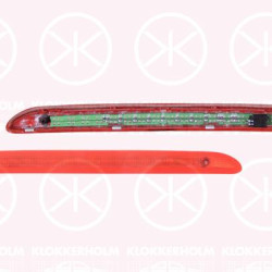 Auxiliary Stop Light, LED, Vehicle Equipment: for vehicles without rear window cleaning, for vehicles without spoiler, 6RU945087 (VW), 6RU945087C (VW), 6RU945087D (VW)