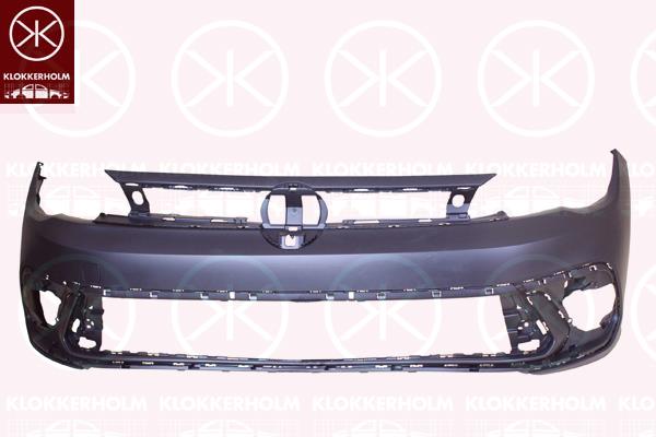 Bumper, Front, w/primer, not for trim level: GTI, R-LINE, Trim Level: FACELIFT, 2G0 807 217 AF GRU (VW), 2GS807217AFGRU (VW)