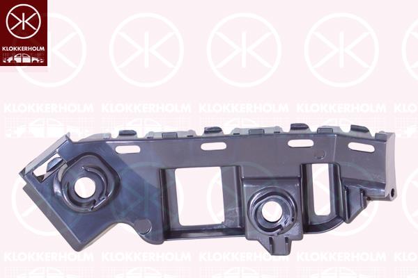 Mounting Bracket, bumper, Left Rear, Outer section, 2G6807393B (VW)