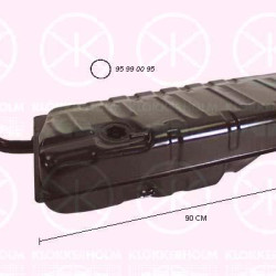 Fuel Tank, not inj., 42L, with gaskets/seals, for leaded fuel, 867 201 075C (VW)