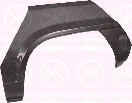 Quarter Panel, Wheel Arch Border, Repair Panel, Left Rear, 