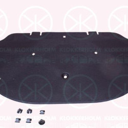 Engine Compartment Noise Insulation, Centre Section, Fitting Position: Bonnet, 5C6 863 831 G (VW)