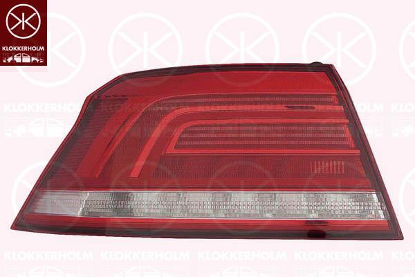 VW Arteon Galinis žibintas, Left, Outer section, LED, with bulb holder, 3G5 945 095A (VW), 3G5945095A (VW), 3G5945095B (VW), 3G5945095F (VW)