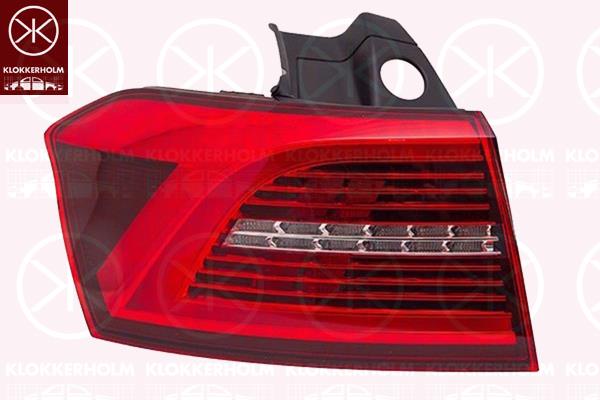 VW Arteon Galinis žibintas, Right, Trim Level: HIGHLINE, Outer section, LED, with bulb holder, AL, 3G9 945 208 (VW), 3G9 945 208B (VW), 3G9 945 208F (VW), 3G9945208J (VW)