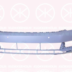 VW Arteon Priekinis bamperis su parktroniko ir apiplovimo skylėmis: TRENDLINE, 3G0 807 217 GRU (VW), 3G0 807 217B GRU (VW)
