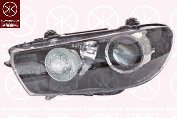 Headlight, without control unit for Xenon, with cornering light, Bi-Xenon, with motor for headlamp levelling, Valeo, Right, Illuminance [lx]: 20, 1K8 941 754B (VW), 1K8941754F (VW)