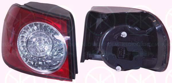 Tail Light Assembly, Left, Outer section, LED, Valeo, 5M0 945 095L (VW), 5M0 945 095M (VW), 5M0 945 095N (VW)