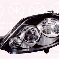 Headlight, H15, with daytime running light, H7, with motor for headlamp levelling, Right, Illuminance [lx]: 20, 5M1 941 006G (VW)